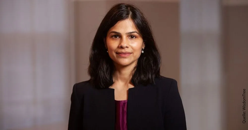 Aneeka Gupta, Direktorin im Bereich Makro-Research bei Wisdomtree Aneeka Gupta, Direktorin im Bereich Makro-Research bei Wisdomtree