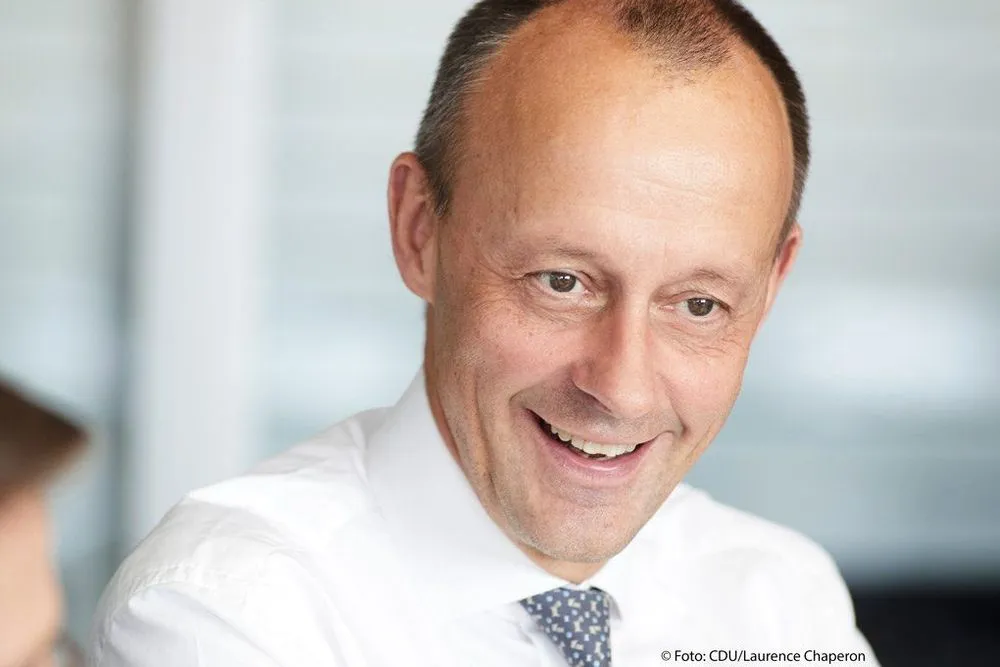Friedrich Merz, CDU. Friedrich Merz, CDU.