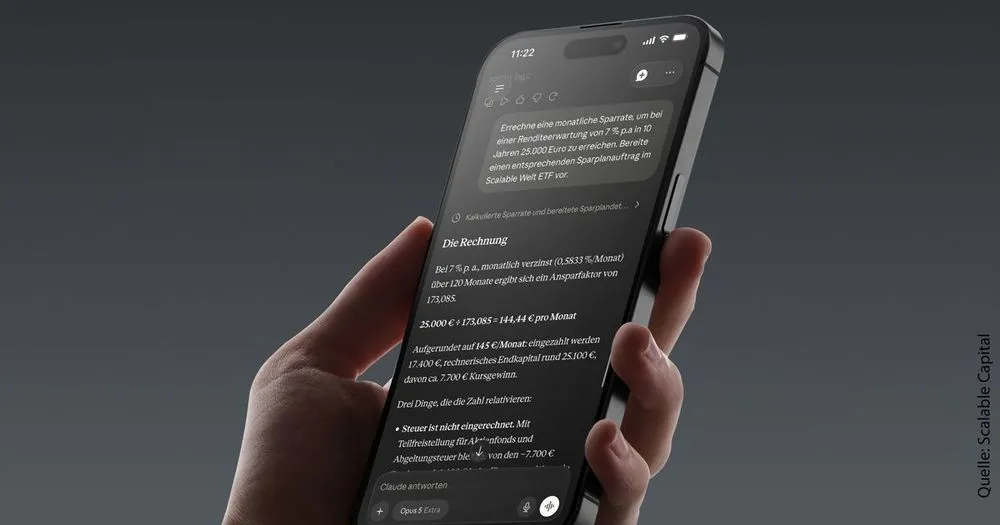 KI übernimmt dein Depot: Scalable Capital öffnet als erste Bank Europas die Tür für ChatGPT, Claude & Co.