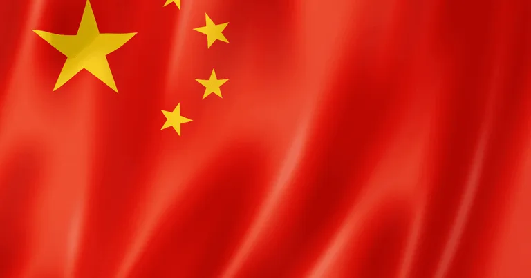 Bild der chinesischen Flagge 