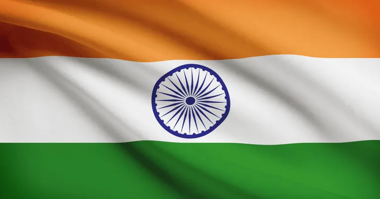Imagen de la bandera de India
