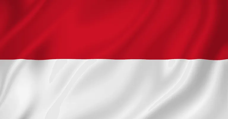 Bild der Indonesien-Flagge