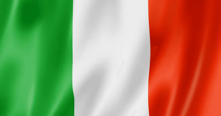 Bild der italienischen Flagge