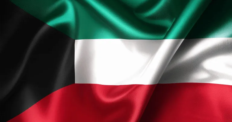 Bild der Kuwait-Flagge