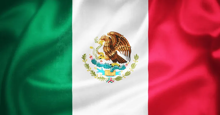 Bild der Mexiko-Flagge