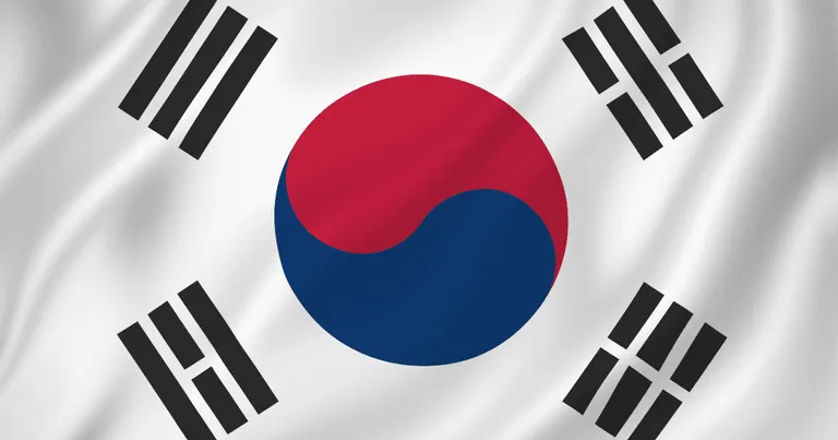 Bild der südkoreanischen Flagge