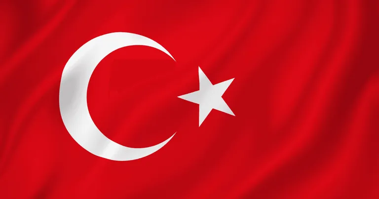 Bild der Türkei-Flagge