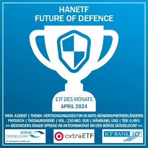 Das ist der ETF des Monats im April 2024