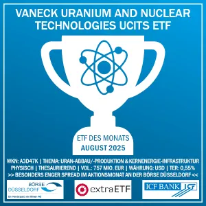 Das ist der ETF des Monats im August 2025