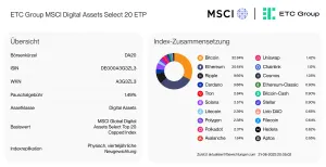 Krypto Basket ETP der ETC Group: Passiv in den Krypto-Markt investieren